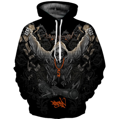 

Mens Hoodie 3D Printed Women Pullover Sweater