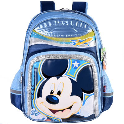 

Disney (Disney) Mickey cute cartoon bag backpack primary school student bag MB8219A-blue