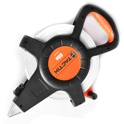 

Tactix 240260 tape measure 60 meters large-range fiber tape measure beyond 50 meters ABS material