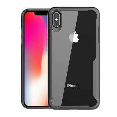 

Goowiiz Luxury Phone Case For Iphone XsXs MaxXR HD Clear Acrylic TPU Silicone Prevent falling Full protection