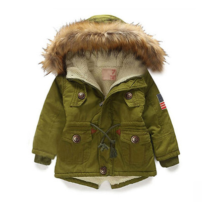 

Kids coat 2018 Autumn Winter Boys Girls Jacket for Children Clothing Hooded Outerwear Teen Boy Clothes 3 4 5 6 7 8 Year Overcoat