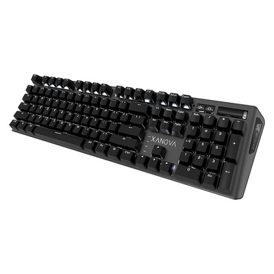 

XANOVA XM400 MX Green axis mechanical keyboard GALAXY brand original CHERRY axis suspension esport gaming keyboard full size white backlight