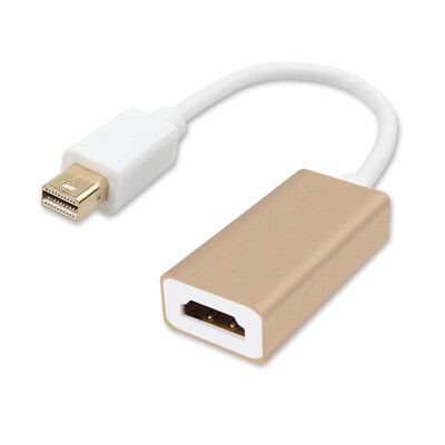 

JINDING JD401 Mini Displayport to HDMI adapter mini DP conversion cable Apple MacBook Air Pro lightning interface access TV HD interface line