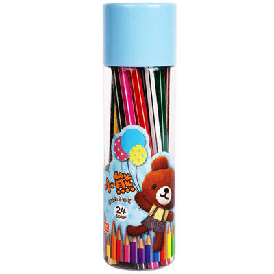 

True Color Truecolor 2600B24C Bear Bear Pumps Color Pencils 24 colors new packaging