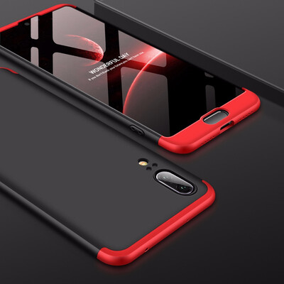 

Goowiiz Phone Case For Huawei P20P20 ProP20 LiteNova 3E Fashion Color collision 360 Degree Coverage PC Full Protection