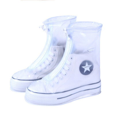 

Yi Jie umbrella outdoor men&women rain boots cover thickening rain boots fashion waterproof shoe cover non-slip rain boots set Y9441  code white