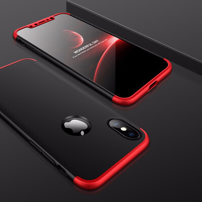 

Goowiiz Phone Case For Iphone 55s66s Fashion Color collision 360 Degree Coverage PC With Hole