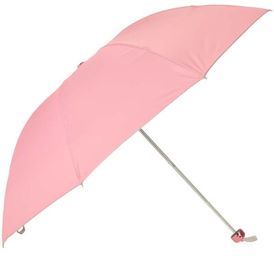 

Paradise umbrella silver plastic high-density polyester three fold sun umbrella shade light rain umbrella 336T pink