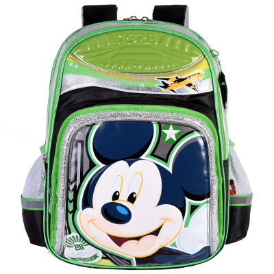 

Disney (Disney) Mickey Cute Cartoon Bag Backpack Primary School Student Bag MB8219D-Green