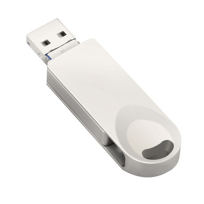 

u disk three-in-one metal mobile phone U disk for iPhone Android&computer rotating U disk