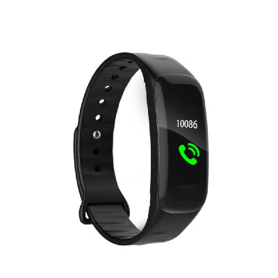 

C1s Color Screen Smart Healthy Care Bracelet Heart Rate And Blood Pressure Monitoring Watch BT Step Movement Band