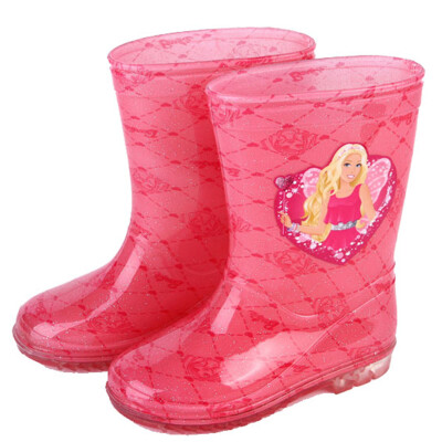 

Barbie Barbie Children&39s Cartoon Rain Boots Anti-skid Boots Girls Baby Students Water Shoes Medium Crescent Spring&Summer BX-003 Barbie Princess Pink 31