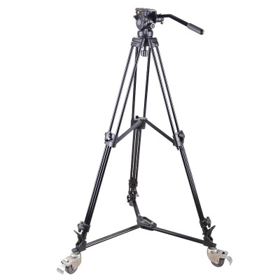 

E-IMAGE) G50 (with EI-7003 pulley frame) set camera tripod hydraulic PTZ multi-function camera camera wheel set