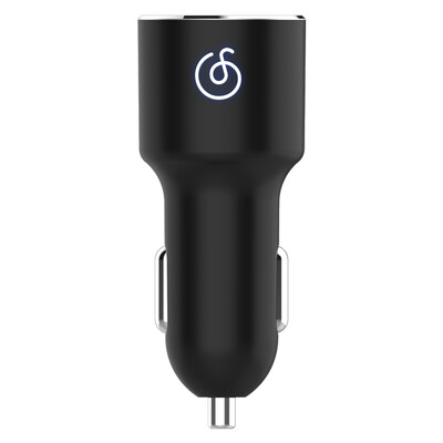 

Netease Cloud Music Car Kit Bluetooth Player Cigarette Lighter Double USB Outlets Car Charger FM Transmitter Red