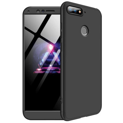 

MOONCASE Samsung J4 2018 three-section all-inclusive shield - black