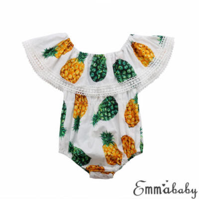 

Emmababy Toddler Baby Girls Lace Romper Bodysuit Jumpsuit Outfits Set Sunsuit