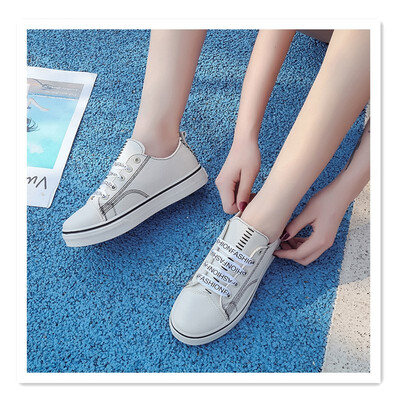 

2018 new students Korean version of the wild summer flat bottom shoes lazy Harajuku a pedal versatile shoes