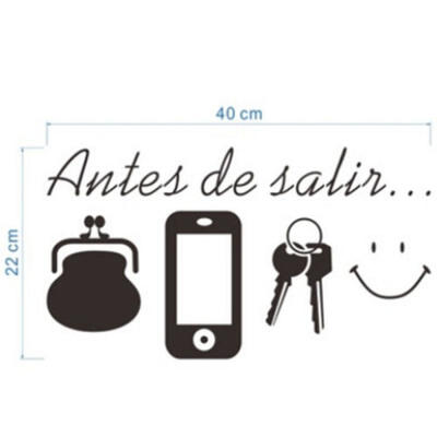 

Andei de Ialin Removable Vinyl Home Art Quote Wall Decal Stickers Bedroom Mural