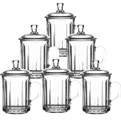 

【Jingdong Supermarket】 Green Apple Glass Conference Cup Tea Cup 6 only installed EZ1012 / l6