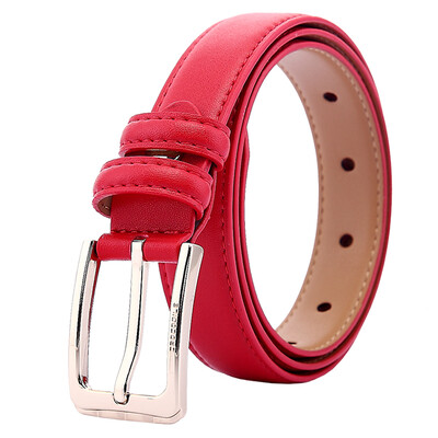 

Jingdong supermarket crocodile shirt CROCODILE is still wild leather belt women leisure trend ladies belt candy color belt belt 14511002-01 black