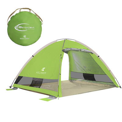 

Automatic Instant Pop Up Beach Tent Lightweight Outdoor UV Protection Tent Water Repellent Camping Tent Cabana Sun Shelter 3-4 Peo