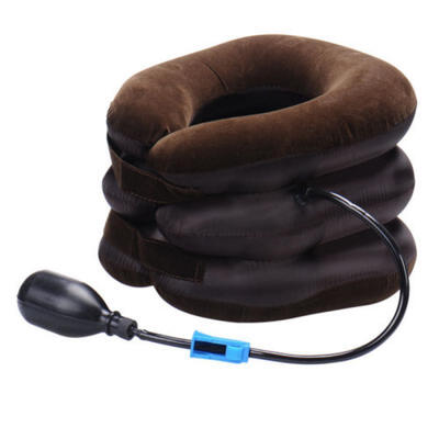 

Inflatable Cervical Collar Neck Relief Traction Brace Support Stretcher Device