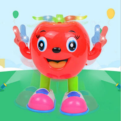 

Electronic Dancing Apple Walking Kids Toy Smart Music Space Light Gift Christmas