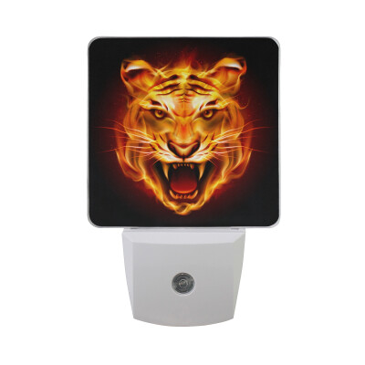 

ALAZA LED Night Light With Smart Dusk To Dawn SensorSketch Of Tiger Plug In Night Light