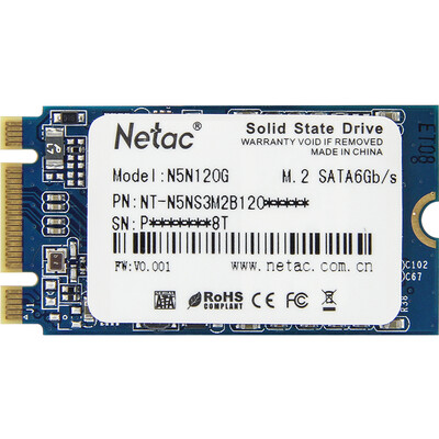 

Netac N5M Series 60G mSATA Solid State Drive (NT-60N5M
