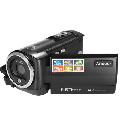 

Andoer Mini Portable LCD Screen HD 16MP 16X Digital Zoom 720P 30FPS Anti-shake Digital Video Recorder DV Camera Camcorder DVR