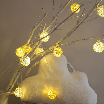

BRELONG LED rattan ball light string decorative light 10LED
