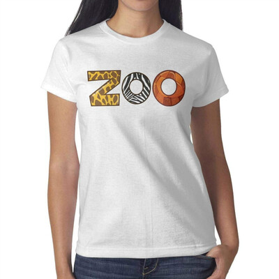 

Melinda Always Be Yourself Giraffe Womens White Tshirts Cotton Leisure T-Shirts