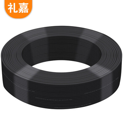 

Lijia LJ-PX6901 leather fiber optic cable indoor self-supporting 30 single core 1 core 2 wire butterfly cable project home fiber optic cable black 100 m roll