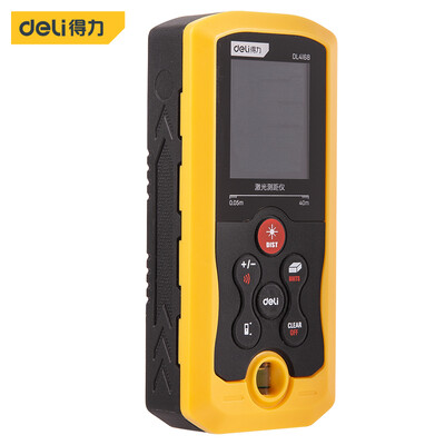 

Deli deli hand-held laser range finder high-precision electronic ruler infrared room meter 40 m DL4168