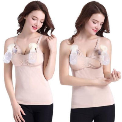 

AU Women Maternity Hands-Free Breast Pumping Feeding Nursing Bra Vest Tank Top