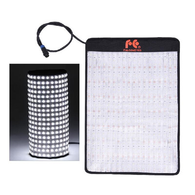 

FalconEyes RX-12T 34W 423pcs LED Beads Slim Fill-in Foldable Rollable Roll-up 5600K LED Camera Photography Light Lamp for Studio V