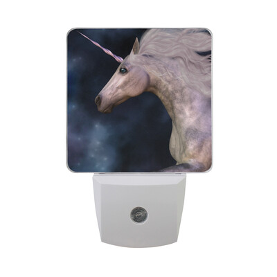 

ALAZA LED Night Light With Smart Dusk To Dawn SensorFantastic Unicorn Plug In Night Light