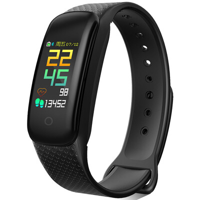 

FERACE D3 fly sharp color screen waterproof heart rate monitoring intelligent sports blood pressure bracelet men&women Bluetooth watch multi-function running pedometer health sleep detection wisdom black