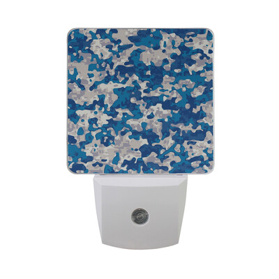 

ALAZA LED Night Light With Smart Dusk To Dawn SensorCamouflage Army Green Plug In Night Light