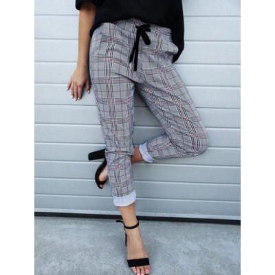 

Women Cargo Pants High Waist Jogger Skinny Trousers Side Pockets Sweatpants USA