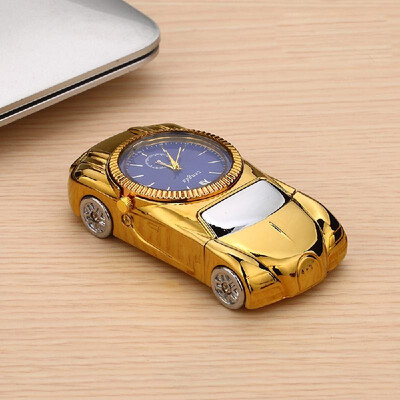 

2-in-1 USB Rechargeable Double-sided Electronic Hit Fire Machine Windproof Flameless Sports Car And Watch Metal Smoking Lighters w