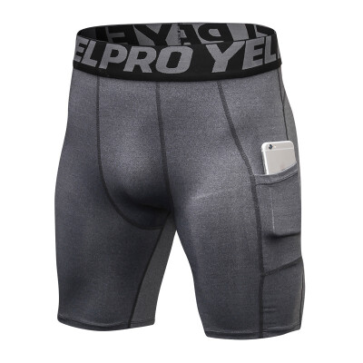 

Quick Dry Compression Shorts Mens Fitness Tight Shorts Sweat Sport Short Gym For Running