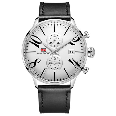 

BOFUTE Male Watches Business Watch Quartz Watches Calendar Waterproof Metal Mesh Belt Genuine Leather Strap 0135G