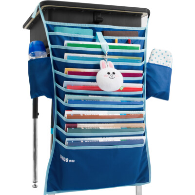 

Excellent and (UHOO) 6510 students hanging book bag sapphire 64 * 43cm desk book racks book legislation