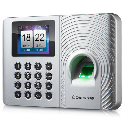 

Comix ES1500 intelligent color screen voice fingerprint attendance machine offline attendance large fingerprint capacity operation simple high-speed punch card machine