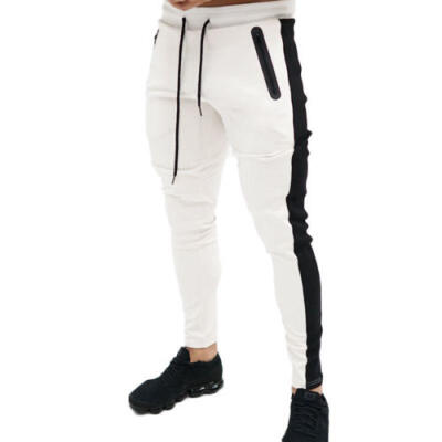 

Mens Slim Fit Trousers Sweatpants Jogger Bottoms Track Jogging Casual Pants