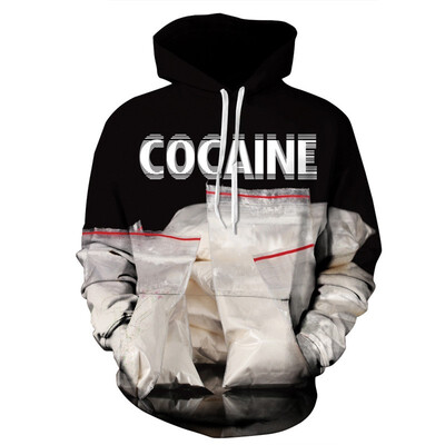 

QYDM057Mens Hoodie 3D Printed Women Pullover Sweater