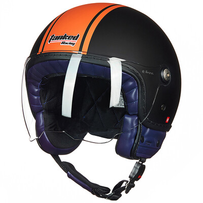 

Tanked Racing Motorcycle Helmet Helmet Electric Vehicle Helmet T583 Four Seasons General  Code Asia Black Glory