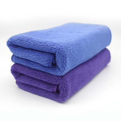 

Good weather high quality microfiber car wash towel towel absorbent towel 4040cm two color random auto supplies