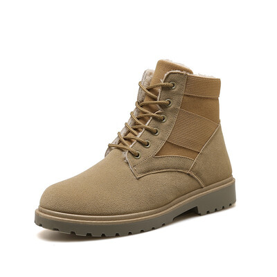 

Mens winter cotton boots Martin boots